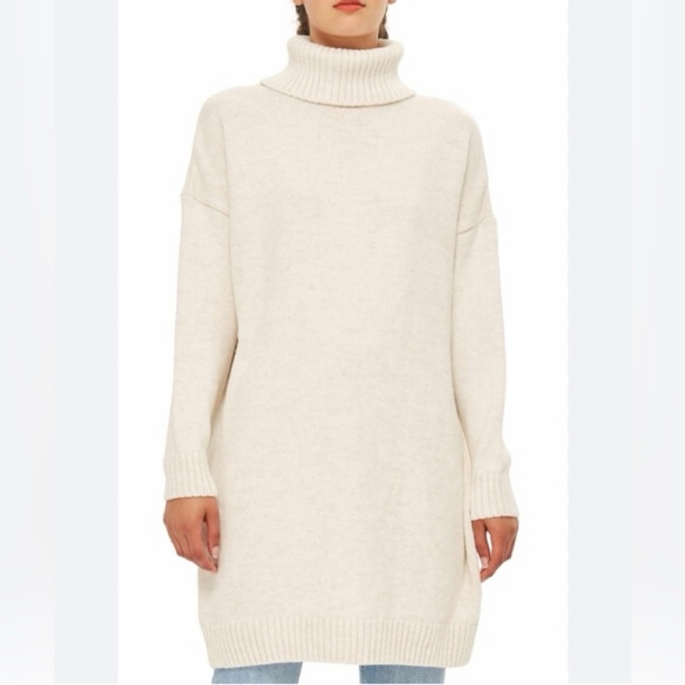 TOPSHOP Turtleneck Sweater Dress NWT